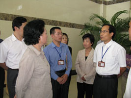 省領(lǐng)導(dǎo)、市領(lǐng)導(dǎo)來我司進行視察、指導(dǎo)